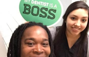 Marietta Dental Professionals patient with dental staff