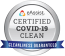 eAssist certified covid-19 clean. cleanliness guaranteed.