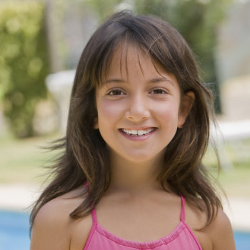 Smiling Hispanic girl Pediatric Dentistry  Marietta care visit