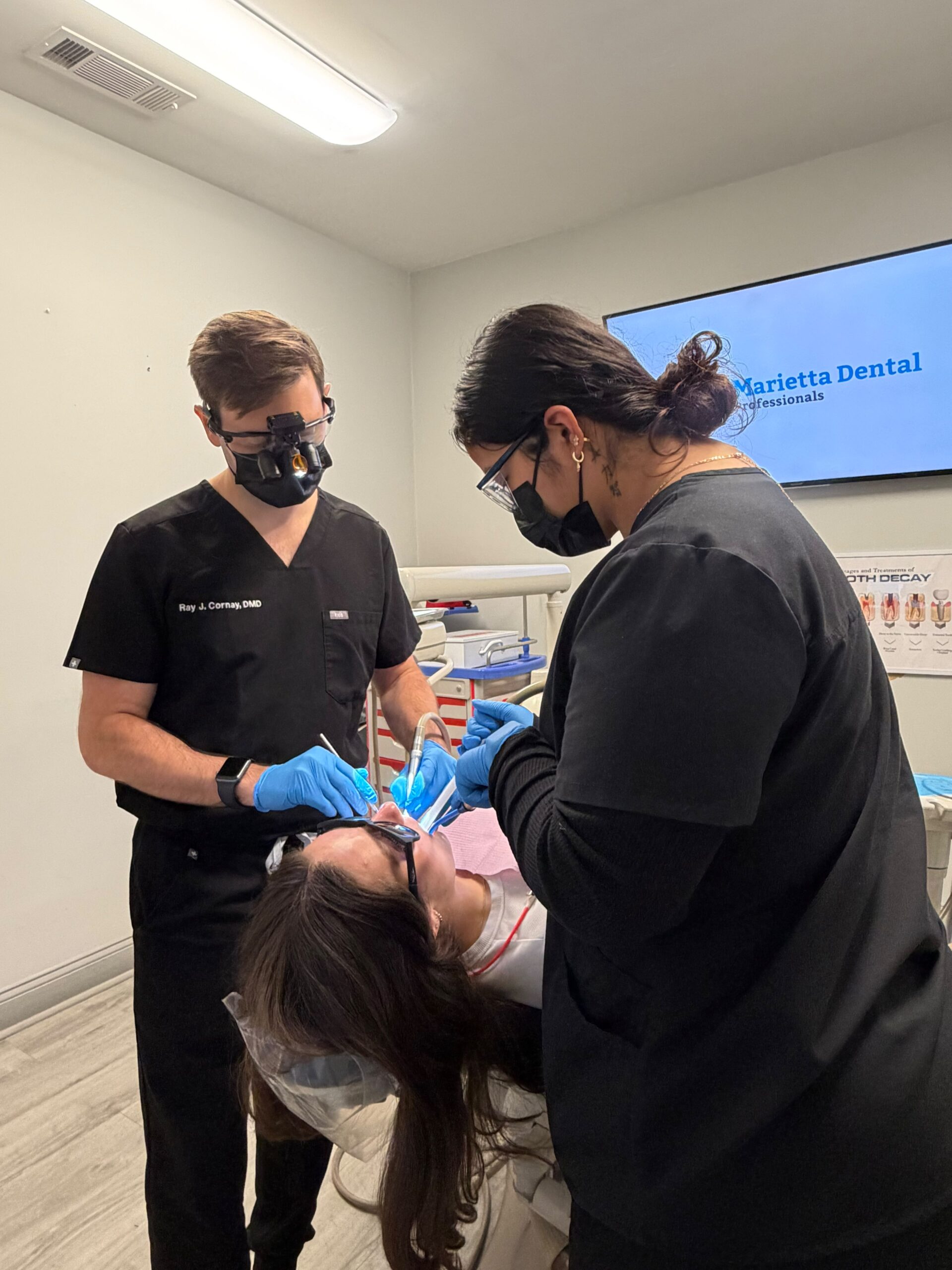 Same-day treatment options.
